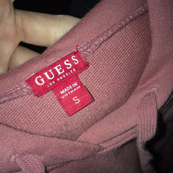 Cropped distressed hoodie - Picture 3 of 3